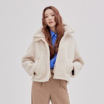 미쏘 여성용 아웃포켓 집업 덤블 자켓