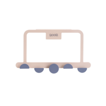 북유럽 침실 옷걸이 행거 도어 후크, 베이지, 1개