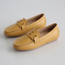 단골언니 여성용 브릴레 드라이빙 가죽 로퍼