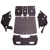 SS원단 트렁크매트 풀세트, 블랙 + 레드, BMW 액티브투어러, BMW