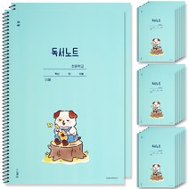 포포팬시 룰루랄라 항균 초등 독서 노트, 민트, 20권