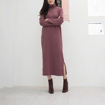 아이엠수 마랑 기모 폴라원피스
