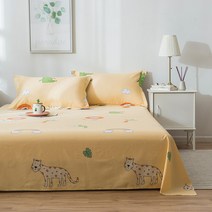 마켓A 굿나잇패턴 얇은 순면 침대시트, TYPE07