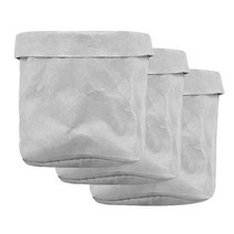 마켓감성 크래프트 종이봉투 12 x 12 cm, 그레이, 3개