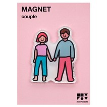 제로퍼제로 마그넷 냉장고자석, 커플