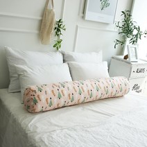 이코니하우스 BT 포레스트 빅 캔디 쿠션 솜포함, 핑크