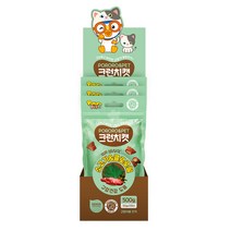 뽀로로펫 크런치캣 고양이간식 소 50g, 소고기 + 클로로필, 10개