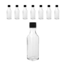 투명사각 오일병 소캡블랙캡, 8개, 120ml