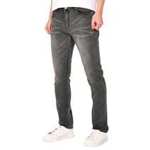 핫코드 남성용 모스트 라이트 블랙 슬림 일자 워싱 청바지 5058