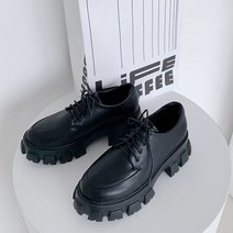 코나블루 여성용 레이스업 워커 6cm DT3037