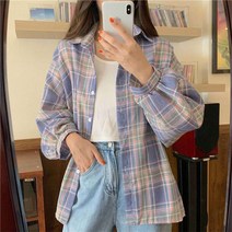 여성용 컬러 래밍 셔츠 CH-2214444