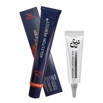 웰라 콜레스톤 퍼펙트 플러스 염색제 80g + 셀리본 33 실크 프로틴 앰플 12ml 세트, 1세트, 10/8(염색제)