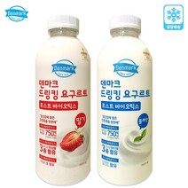 덴마크 드링킹요구르트 750mLx5병(딸기3+플레인2)무배