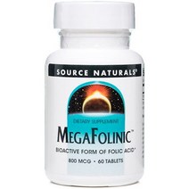 소스내추럴스 활성형 엽산 800mcg 60정(7HUB)