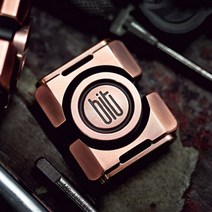 LAUTIE BIT02 피젯 스피너 핑거팁 자이로 고속 음소거 기계식 EDC 장난감 비트 시리즈, DIY Copper B