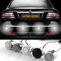 훠링 후방감지기 4구센서 매립형 용품, 화이트