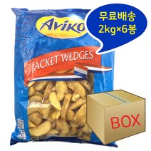 아비코 재킷웨지2kg 6개 반달감자, 2kg