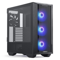 리안리 LANCOOL III RGB (Black) 케이스-미들타워, 선택없음