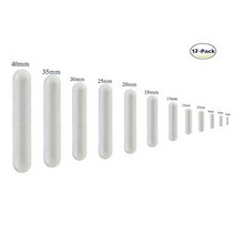 자석교반기 실험실용 PTFE 마그네틱 교반기 믹서 교반 바 스핀 화이트 색상 12 개
