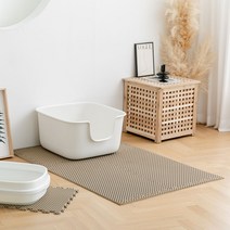 헬시냥이 고양이 사막화방지 화장실 모래 쏘옥매트 롱, 브라운