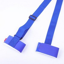 조절 가능한 나일론 스키 보드 사용하기 쉽고 내구성이 뛰어난 고정 스트랩 숄더 폴 캐리어 래쉬 홀더 슬링, 02 파란