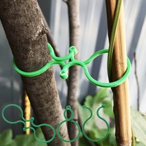 원예용결속기 덩굴 식물 줄기 고정 지지대 8자 원예 유인 타이 화분 클립