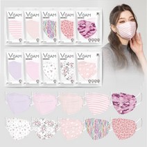 [비담마스크] 패션마스크 A세트 (10개 1세트)