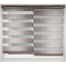위즈덤 국내제작 아레나 초코 암막 콤비 블라인드 깔끔하고 세련된 디자인 햇빛 차단 OK 브라인드/커튼/커텐