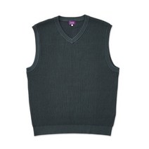 에스티코 그린 오버핏 브이넥 니트 베스트_SKV2023A02OSE
