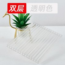 농막 지붕 복층 폴리카보네이트 투명 렉산 패널 골판, 투명 6mm 두께 크기 2.1x6m