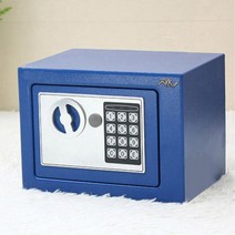 공유오피스 귀중품보관 탁상형 강철 컬러금고 총무금고 공금보관 소형금고, 금고17E 골드