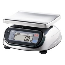 A&D 방진・방수 디지털 저울 SL-1000WP ≪경량:1000g 최소 표시:0.5g 접시 치수:232(W)192(D)mm 일반 교정 부착≫