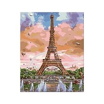 DIY 그리기 페인팅 에펠탑과 열기구 40X50, 단품