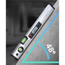 디지털 수평계 경사계 방수 각도계 수평대 1000mm, 03.800MM 다기능(자석 포함)