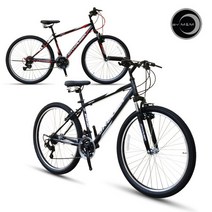 씨티크루저 크루저STI 하드테일 MTB 자전거 (마이크로 원터치21단/ 26형), 다크그레이/화이트