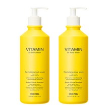 메디필 청귤 비타민 닥터 바디워시 500ml 2개