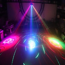미니빔 프로젝터 가정용빔프로젝터 핸드폰 캠핑용 단초점 MBVKA 미니 6 눈 RGB 레이저 프로젝터 무대 조명, 01 EU 플러그