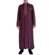 무슬림 남성 느슨한 캐주얼 thobe 중동 사우디 아랍 카프탄 이슬람 아바야 드레스