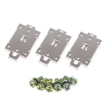 3 PCS 단일 위상 SSR 35mm DIN 레일 고정 고정 고형 상태 릴레이 클립 클램프/ 6 개월, 다른