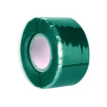 실리콘테이프 미끄럼방지 투명 테이프 2.5m 방수 성능 수리 자체 접착 강한 검은 색 고무 본딩 자체 융합 와이어, 2.5x1.5cm, 02그린, 다른