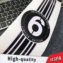 피아지오 베스파 프리마베라 150 GTS 300 Sprint150 피크닉 946 스타일링 장식 PVC 방수 스쿠터 바디 스티, 04 D
