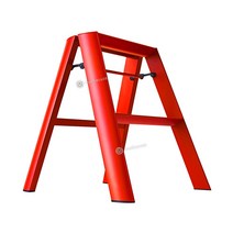 하세가와 루카노사다리 ML-2 (RD) 빨강 (2단) 디자인 스텝사다리 2단사다리 인테리어 사다리 ML-2RD, 1개