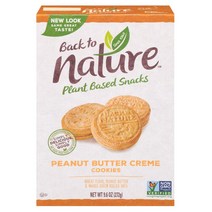 백투네이쳐 쿠키 피넛 버터 크림 맛, 272g, 1개