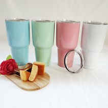ICON 몬스터 텀블러 대용량, 파스텔민트, 900ml