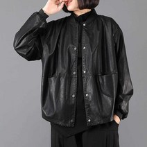 심플 간절기 양가죽자켓 레자 놈코어 유니크 오버핏 슬림 고급 캐주얼 루즈핏