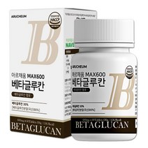 맥스 600 60정 베타글루칸 영지버섯 표고버섯균사체