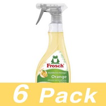 프로쉬 다목적 클리너 오렌지 주방 세제 Frosch Multiflachen-Reiniger Orange 500Ml 6개