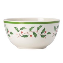 Lenox 홀리데이 멜라민 액센트 플레이트 4개 세트 레드/그린 680g, Dinner Plates Set of 4
