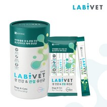 라비벳 반려동물 장건강 관절 유산균 영양제 60g, 2개