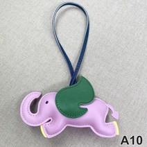가방 수리 리폼 호환 PU 가죽 날개 플라잉 코끼리 행거 키체인 펜던트 장식 여성용 매력 액세서리 트렌디 디자이너 1005004582232941, A10